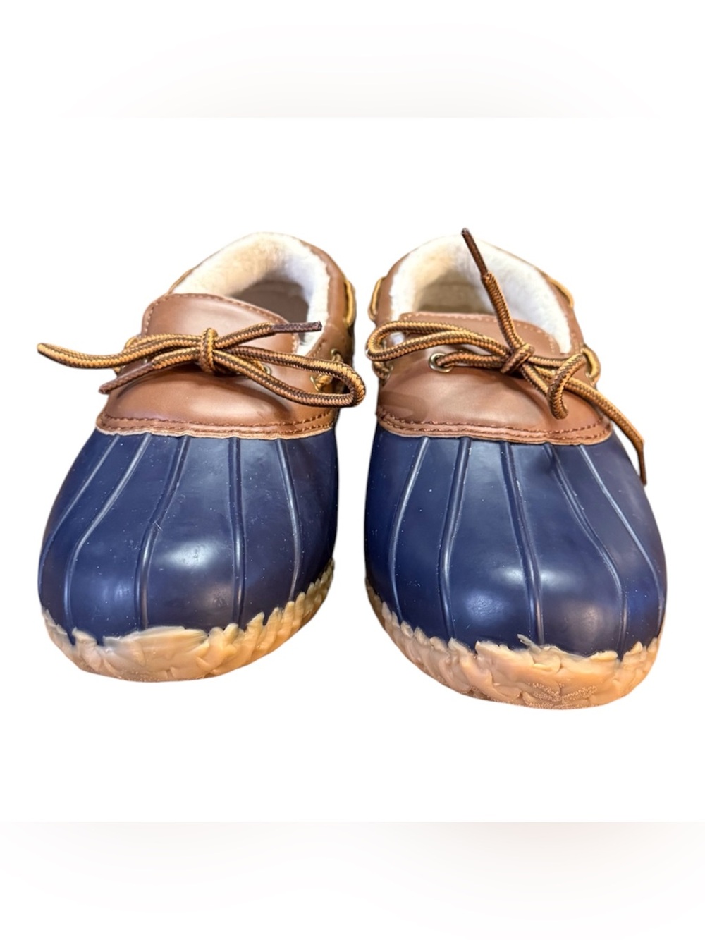 JBU by Jambu Gwen Duck Shoes Loafers Navy Whiskey Women’s Size 9 M - Picture 4 of 9